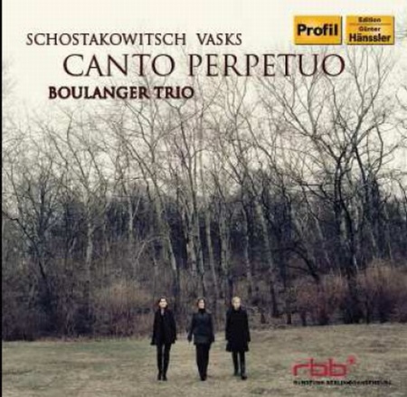 Shostakovich: Trios 1 & 2 for piano, violin & cello / Vasks: Episodi e Canto perpetuo